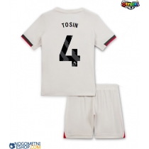 Otroški Nogometni dresi Chelsea Tosin Adarabioyo #4 Gostujoči 2025-26 Kratek Rokav (+ Kratke hlače)